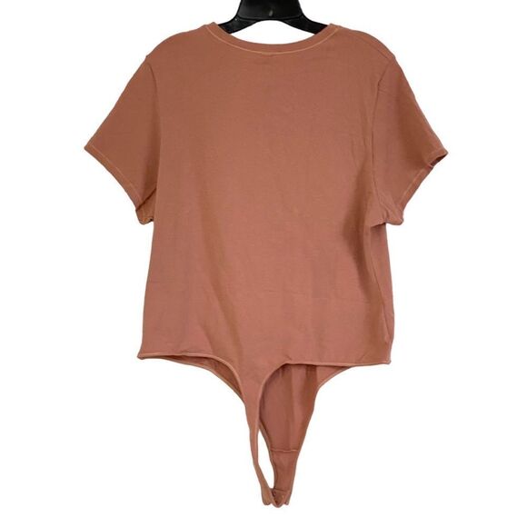 SKIMS Sedona Cotton Jersey T-Shirt Thong Bodysuit Sz 4X NWT - Picture 9 of 11